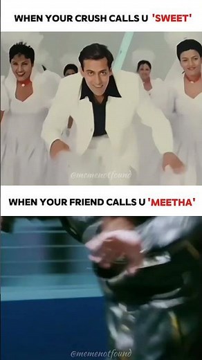 Dono toh same hee hote hai naa 🥲~ #memes #fa9la #reels #relatable #friends #crush #salmankhan #fypシ゚