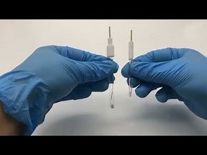 Ag AgCl reference electrode glass rod ERA131