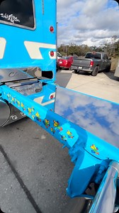 7.9K views · 2.2K reactions | Freightliner classic stainless steel deck plate @blueflclassic | Florida Finest Customs | Facebook