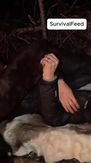 Maintaining Fire for Winter Warmth! #campfire #bushcraft @OutdoorBoys