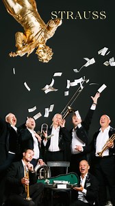 🎉 Wishing you a fantastic 2025 filled with music! 🎶 This fall, we’re excited to present our brand-new show *'Strau$$ – A Dance Between Chairs'*. But before that, don’t miss the chance to catch our anniversary program! 🥳 Brass your new year! 🎺✨ | Mnozil Brass