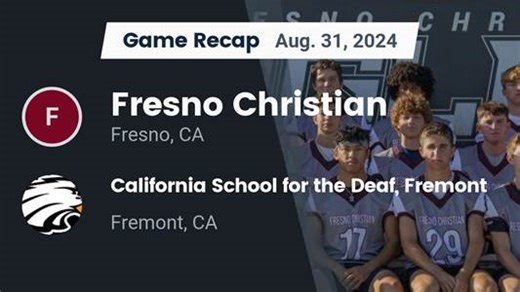 Football Recap: California School for the Deaf Falls Short of Stuart Hall in the Playoffs