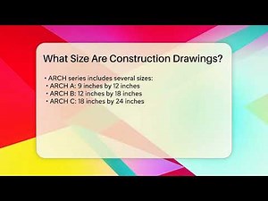 What Size Are Construction Drawings? - Civil Engineering Explained