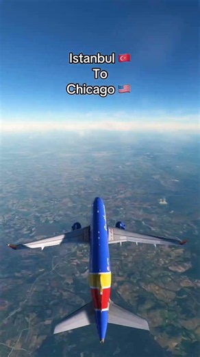Istanbul 🇹🇷 to Chicago 🇺🇸 #msfs #aviation