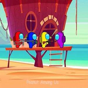 196K views · 4.8K reactions | Among Us Funny Animation VS Garten of Banban | Peanut Among Us | Facebook