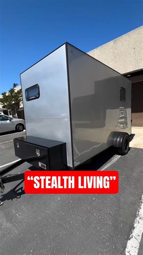 “You’d NEVER Guess This Utility Trailer Is a Tiny Home 👀”