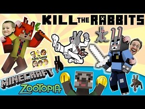 MINECRAFT ZOOTOPIA! Nick & Judy Kill The Sloth Rabbits?!? (FGTEEV Savage Beasts Gameplay/Skit)