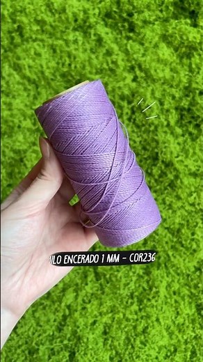 Estos HILOS son los que utilizo para TEJER: Aretes Piramides #hechoamano #macrame #manualidades