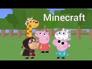 135 Peppa pig Minecraft cartoon|Minecraft_Speedrunner_Peppa_Vs_4_Hunters_Animation