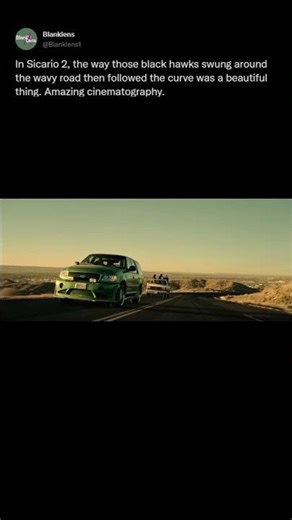 Sicario 2 had some amazing visual art