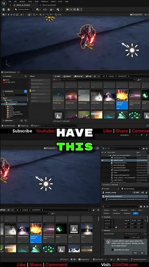 Transforming Cascade Effects to Niagara in UE5! #shorts