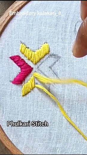 Traditional Panjabi Phulkari Stitch| How to Phulkari Stitch