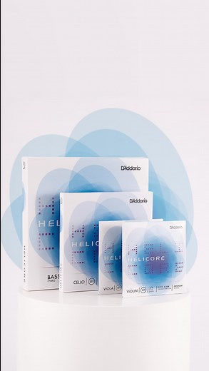 Helicore violin strings are crafted with a multi-stranded steel core with optimal playability and a warm, clear tone. Top players of every style choose them for their quick bow response and excellent pitch stability. Try out your new favorite string today. https://ddar.io/helicore | D'Addario Orchestral