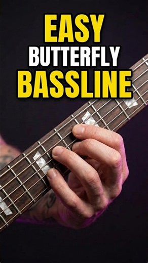 The Easiest Way to Play Butterfly by Crazy Town on Bass #bass #bassplayer #bassguitar