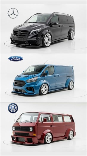 Vito vs Transit vs Transporter #shorts