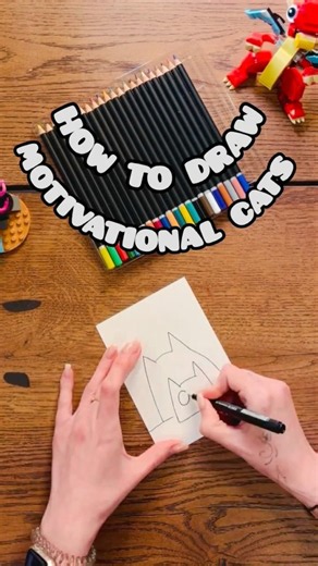 Learn how to draw a cat #cats #drawingtutorial #catsdrawing #adhd #howtodraw #drawmore