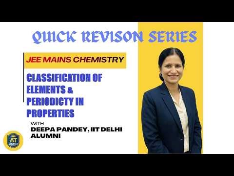 Classification of Elements & Periodicity