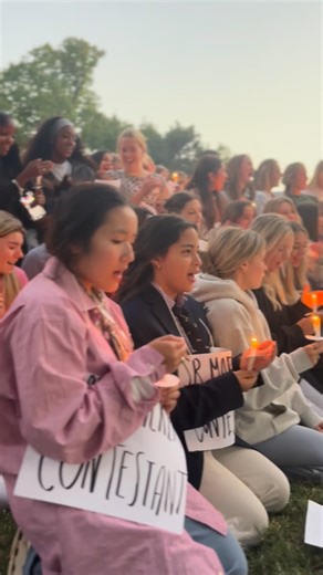 Georgetown Visitation on Instagram: "“Just know you’re not alone, I’m gonna make this place your home.” 🎶 The senior class sang Phillip Phillips’ Home tonight by candlelight, marking the end of Marshmallow Roast festivities. As we say, you’ll always have a home on 35th Street, Class of 2026 ♥️ #visigirls"