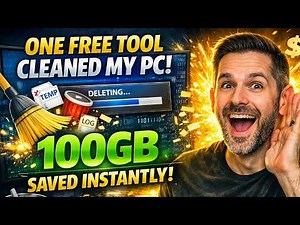 One Free Tool Cleaned My PC: 100GB Gone Instantly! | Disk cleanup