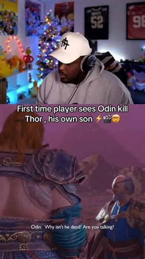 𝐁𝐫𝐚𝐱 on Instagram: "Odin kills Thor for not obeying orders 🤯 #fyp #godofwarragnarok #kratos #thor #odin"