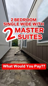 402K views · 5.5K reactions | What do you think of this double master single wide??  #homeinspo #homedecor #NewHome #househunting | Timothy Livingston | Facebook