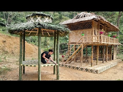 Trieu Mai Huong: How to design Build Bamboo Hut - Traditional Green Building