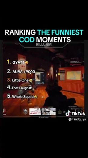 Ranking best funniest COD Moments
