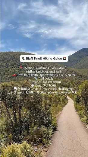 Bluff Knolls guide 🇦🇺 follow me l for hidden gems in Perth🇦🇺 #oakknoll #perth