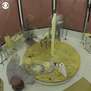 BUILDING BUTTER: A sculpture made up of 800 pounds of butter was constructed over a 10-day period by two artists, and is on display at the New York State Fair | CBS News