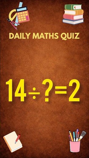 Division Math Quiz | Can you beat the timer? Try this out now | Daily Math Challenge