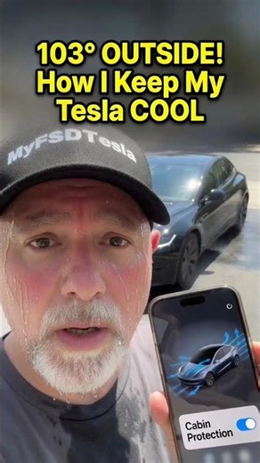 🔥 103°F Outside! Here’s How I Keep My Tesla Cool 😎⚡