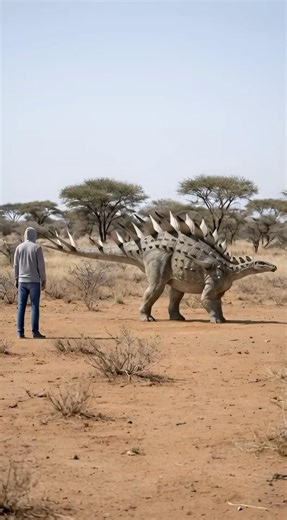 Kentrosaurus vs Human — Spikes Everywhere