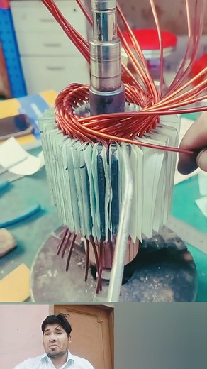 Winding small motor copper wire process- Good tools and machinery make work easy | SFZ Craft Peoples