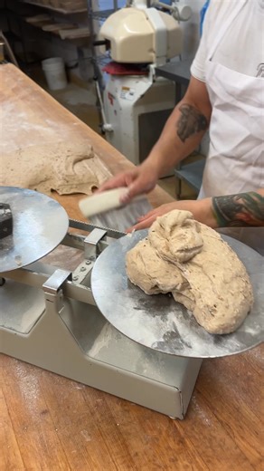 ✨ A little glimpse behind the counter at our Cowichan Bay bakery There’s something magical about the rhythm of breadmaking — the quiet focus, the careful hands, and the small moments of craft that most people never get to see. In this clip, you’re watching one of our bakers scale dough the old‑fashioned way, using a traditional balance scale and adding tiny pieces until the weight is just right. It’s slow, intentional, and rooted in the belief that good bread starts long before it reaches the ov