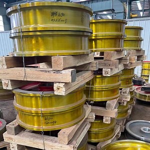 [Hot Item] Crane Rail Traveling Wheel Durable Crane Cast Steel Wheel