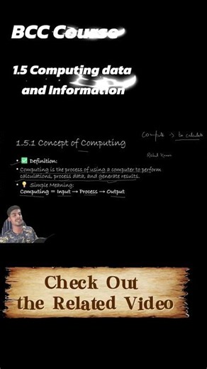 ‪@rahulKr3cs‬ Understanding the IPO Cycle (Input → Process → Output) | BCC Course