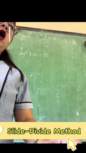 Factoring General Trinomial, A ≠ 1 Example 2 (Slide-Divide Method)#mathematics #Math8 #mathtutor #mathlesson #mathematician #MathTinik #mathskills #mathisfun #mathteacher #MaamPagayon