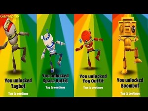 Subway Surfers Venice Beach Boombot Robot VS TAGBOT VS Subway Surfers Copenhagen VS ARABIA