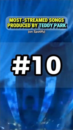 MOST-STREAMED SONGS PRODUCED BY TEDDY PARK(Spotify)