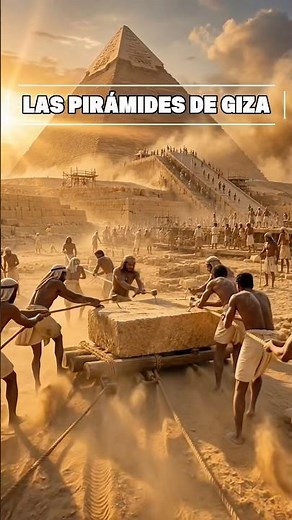 Construcción de las pirámides de Giza, historia de Egipto, misterios del mundo antiguo 🇪🇬.