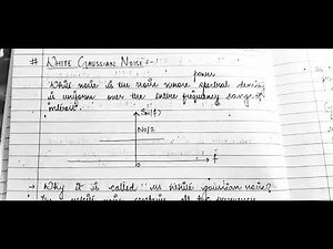 Gaussian and white noise