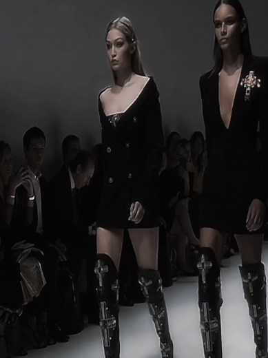 Gigi Hadid & Binx Walton for Versace SS18