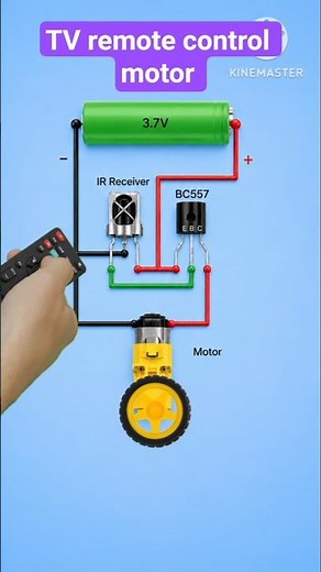 How To Make IR Remote Controlled DC Motor | Easy Tutorial #shorts