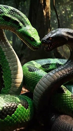 python vs king cobra #viral #kingmonster #shorts #cobra