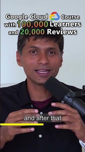 Google Cloud Course with 100,000 Learners and 20,000 Reviews