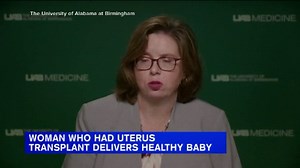 Uterus transplant recipient gives birth to healthy baby