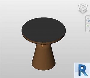 Dinner table vintage revit - Mesa de sala revit estilo vintage | Bimshares