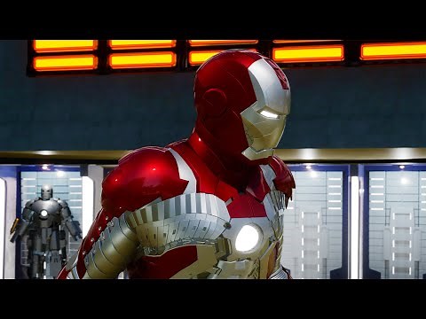 IRON MAN MARK-5 Armor: Animation and Features / 4K