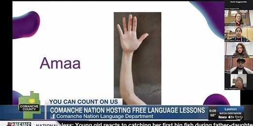 The Comanche Nation is getting the community engaged with free language lessons