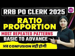 Ratio and Proportion PYQ Tricks and Concepts | Complete Chapter IBPS RRB & SBI LIC 2025 Ms Vanshika